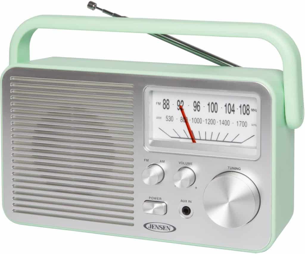 JENSEN MR-750-BL MR-750 Portable AM-FM Radio