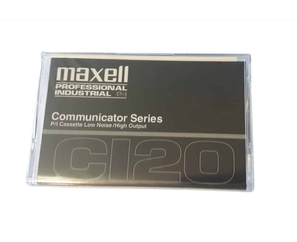 Maxell Professional Industrial Communicator Series C120 Audio Cassette Tapes