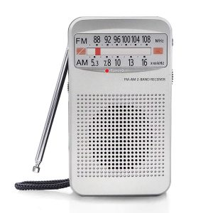 Portable AM FM Pocket Radio