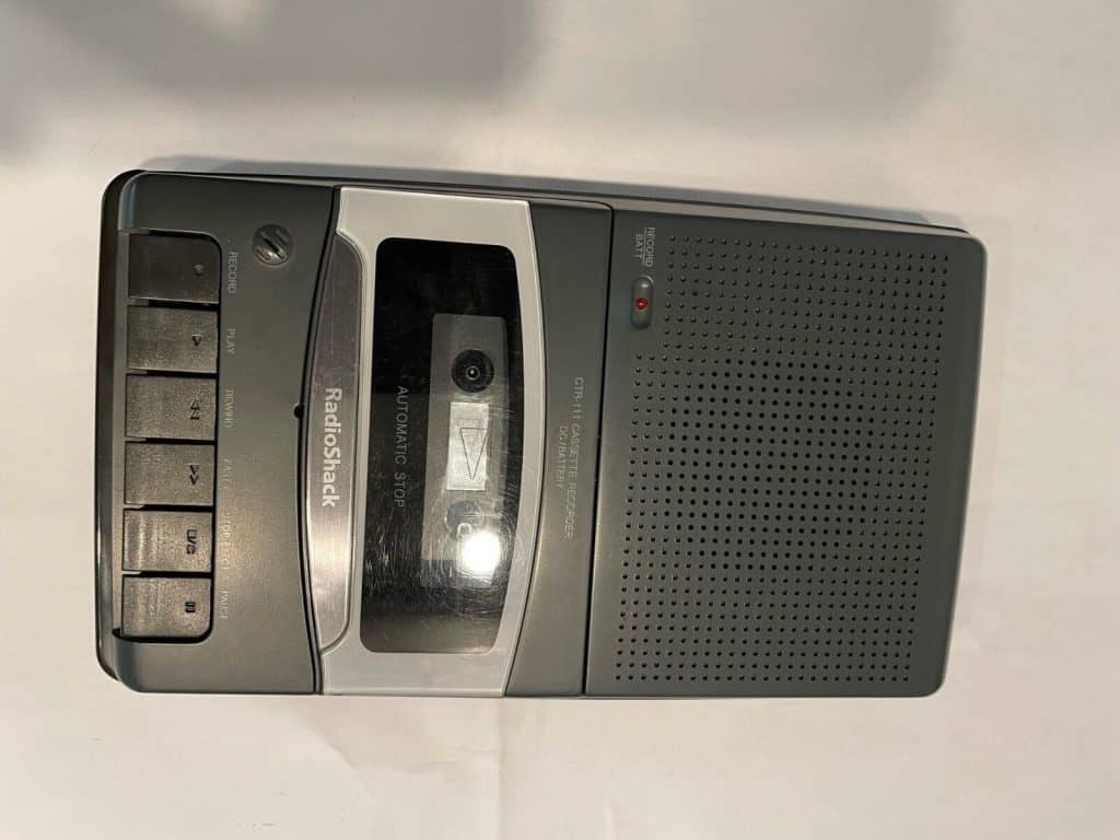 Radio Shack 14-1117 Portable Cassette Recorder