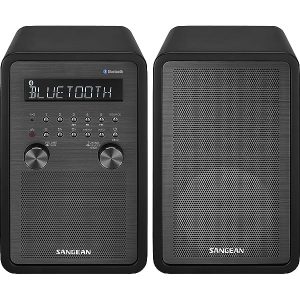 SANGEAN WR 50 AM FM RBDS Bluetooth Wood Cabinet Table Top Radio