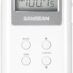 Sangean DT 120 White Pocket AM FM Digital Radio