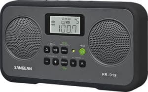 Sangean PR D12 AM FM NOAA Weather Alert Digital Tuning Portable Radio