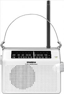 Sangean PR D6WH AM FM Compact Analog Portable Radio