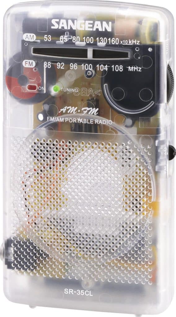Sangean SR-32CL AM-FM Pocket Analog Radio