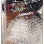 Sangean SR 35CL AM FM Pocket Radio Clear