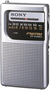 Sony ICF S10MK2 Pocket AM FM Radio