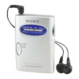 Sony SRF59SILVER AM FM Walkman Stereo Radio