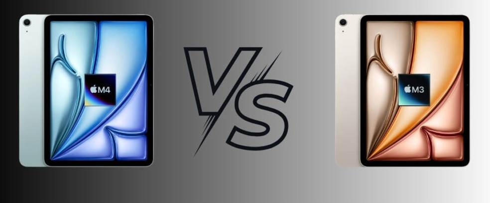 iPad Air M4 and iPad Air M3